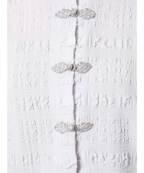 merry jenny（メリージェニー）の「パフスリーブチャイナブラウス【セットアップ着用可能】（シャツ/ブラウス・レディース・ライトブルー/ブラック/アイボリー・FREE）」の21枚目の写真