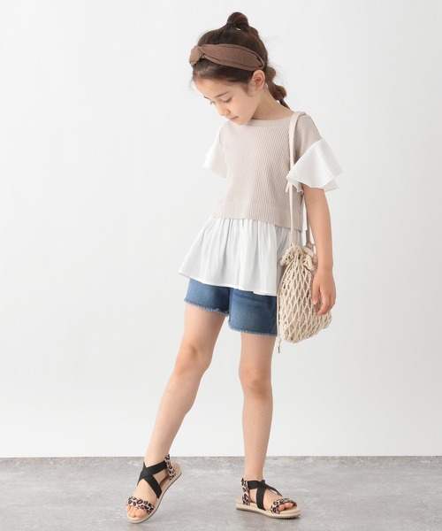 GLOBAL WORK(グローバルワーク)の「【キッズ】デニムコンパクトショーツ/940166(その他パンツ・キッズ・ネイビー/ブラック/ブルー・150cm/120cm/100cm/140cm/130cm/160cm/110cm)」の15枚目の写真