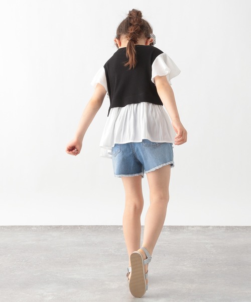 GLOBAL WORK(グローバルワーク)の「【キッズ】デニムコンパクトショーツ/940166(その他パンツ・キッズ・ネイビー/ブラック/ブルー・150cm/120cm/100cm/140cm/130cm/160cm/110cm)」の17枚目の写真