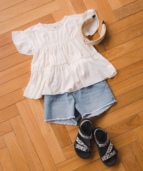 GLOBAL WORK(グローバルワーク)の「【キッズ】デニムコンパクトショーツ/940166(その他パンツ・キッズ・ネイビー/ブラック/ブルー・150cm/120cm/100cm/140cm/130cm/160cm/110cm)」の18枚目の写真