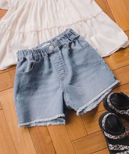 GLOBAL WORK(グローバルワーク)の「【キッズ】デニムコンパクトショーツ/940166(その他パンツ・キッズ・ネイビー/ブラック/ブルー・150cm/120cm/100cm/140cm/130cm/160cm/110cm)」の19枚目の写真