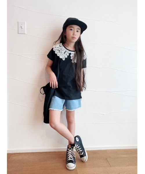 GLOBAL WORK(グローバルワーク)の「【キッズ】デニムコンパクトショーツ/940166(その他パンツ・キッズ・ネイビー/ブラック/ブルー・150cm/120cm/100cm/140cm/130cm/160cm/110cm)」の21枚目の写真