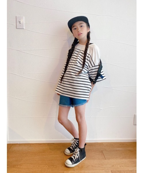 GLOBAL WORK(グローバルワーク)の「【キッズ】デニムコンパクトショーツ/940166(その他パンツ・キッズ・ネイビー/ブラック/ブルー・150cm/120cm/100cm/140cm/130cm/160cm/110cm)」の22枚目の写真