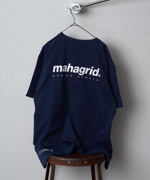 MAHAGRID（マハグリッド）の「mahagrid/マハグリッド/ORIGIN LOGO TEE /オリジンロゴ　プリントTシャツ/ユニセックス/ワンマイルウェア/ワッペン（Tシャツ/カットソー・メンズ・ホワイト/ブラック/ベージュ/ブルー/ネイビー/ピンク/オレンジ系・SMALL/MEDIUM/LARGE/X-LARGE）」の14枚目の写真