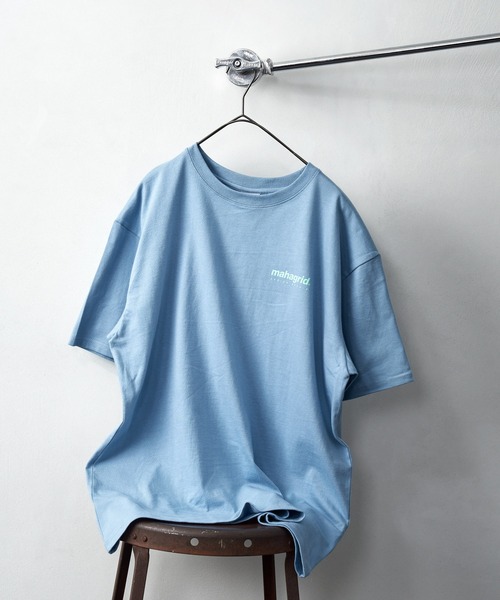 MAHAGRID（マハグリッド）の「mahagrid/マハグリッド/ORIGIN LOGO TEE /オリジンロゴ　プリントTシャツ/ユニセックス/ワンマイルウェア/ワッペン（Tシャツ/カットソー・メンズ・ホワイト/ブラック/ベージュ/ブルー/ネイビー/ピンク/オレンジ系・SMALL/MEDIUM/LARGE/X-LARGE）」の19枚目の写真