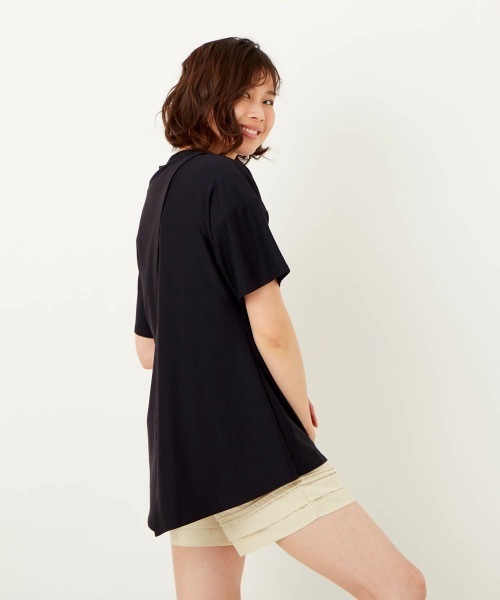 Ocean Pacific(オーシャンパシフィック)の「【OP / オーピー】レディースUVTシャツ / 水陸両用(Tシャツ/カットソー・レディース・ベージュ/ブラック/ミント/ホワイト・LARGE/MEDIUM)」の6枚目の写真
