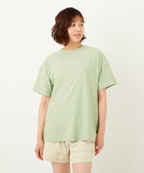 Ocean Pacific(オーシャンパシフィック)の「【OP / オーピー】レディースUVTシャツ / 水陸両用(Tシャツ/カットソー・レディース・ベージュ/ブラック/ミント/ホワイト・LARGE/MEDIUM)」の10枚目の写真