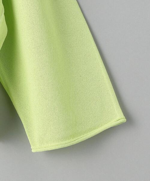 BEAUTY&YOUTH UNITED ARROWS（ビューティーアンドユースユナイテッドアローズ）の「BY 14GショートVネックワイドスリーブカーディガン -ウォッシャブル-（カーディガン/ボレロ・レディース・ブラック/オフホワイト/ライム・FREE）」の15枚目の写真