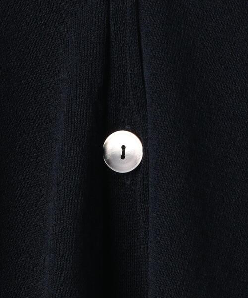 BEAUTY&YOUTH UNITED ARROWS（ビューティーアンドユースユナイテッドアローズ）の「BY 14GショートVネックワイドスリーブカーディガン -ウォッシャブル-（カーディガン/ボレロ・レディース・ブラック/オフホワイト/ライム・FREE）」の21枚目の写真