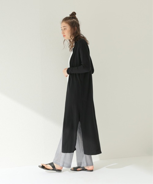 CAL.Berries(カルベリーズ)の「【CAL.Berries / カルベリーズ】LONG CARDIGAN:カーディガン(カーディガン/ボレロ・レディース・ホワイト/ブラック/ブルー・SMALL)」の12枚目の写真