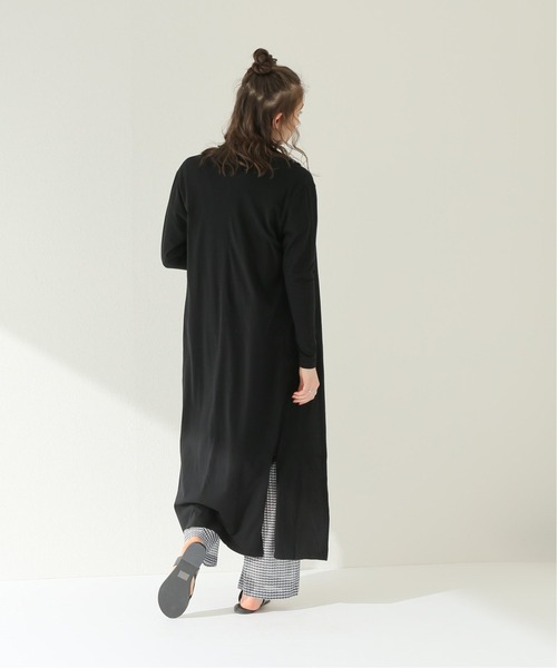 CAL.Berries(カルベリーズ)の「【CAL.Berries / カルベリーズ】LONG CARDIGAN:カーディガン(カーディガン/ボレロ・レディース・ホワイト/ブラック/ブルー・SMALL)」の6枚目の写真
