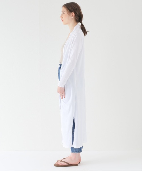 CAL.Berries(カルベリーズ)の「【CAL.Berries / カルベリーズ】LONG CARDIGAN:カーディガン(カーディガン/ボレロ・レディース・ホワイト/ブラック/ブルー・SMALL)」の18枚目の写真