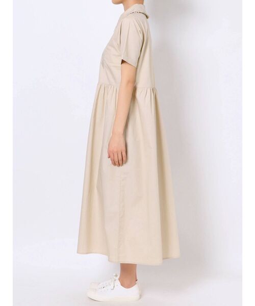 merry jenny（メリージェニー）の「二輪のtulip半袖ワンピース（ワンピース・レディース・ライトブルー/ベージュ/オフホワイト・FREE）」の9枚目の写真