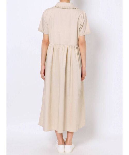 merry jenny（メリージェニー）の「二輪のtulip半袖ワンピース（ワンピース・レディース・ライトブルー/ベージュ/オフホワイト・FREE）」の6枚目の写真