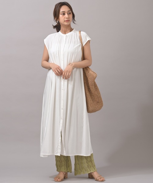 rps(アールピーエス)の「透かし編みニットフレアーパンツ(その他パンツ・レディース・グリーン/グレイッシュベージュ/ブラック・M)」の21枚目の写真