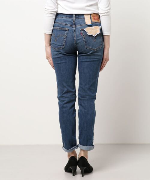 Levi's（リーバイス）の「【Levi's】「COOL」 ボーイズテーパードデニムパンツ（デニムパンツ・レディース・ダークインディゴブルー・25inch/26inch/27inch/24inch）」の3枚目の写真