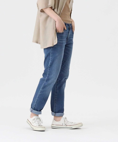 Levi's（リーバイス）の「【Levi's】「COOL」 ボーイズテーパードデニムパンツ（デニムパンツ・レディース・ダークインディゴブルー・25inch/26inch/27inch/24inch）」の8枚目の写真