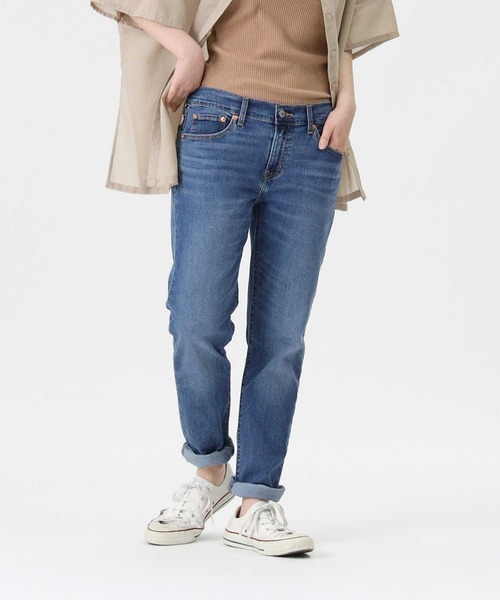 Levi's（リーバイス）の「【Levi's】「COOL」 ボーイズテーパードデニムパンツ（デニムパンツ・レディース・ダークインディゴブルー・25inch/26inch/27inch/24inch）」の10枚目の写真