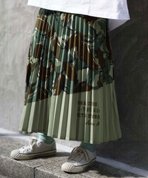 AVIREX | プリーツカモ カラーコンビ カモスカート/ PLEATED COLOR COMBI CAMO SKIRT(スカート)