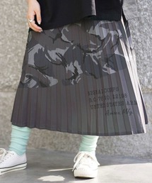 AVIREX | プリーツカモ カラーコンビ カモスカート/ PLEATED COLOR COMBI CAMO SKIRT(スカート)