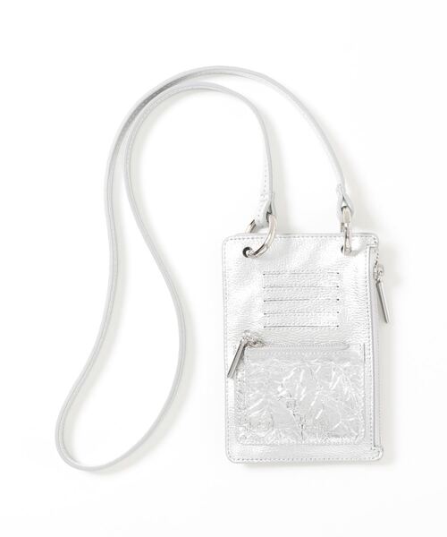 atneK（アトネック）の「【atneK】リング スマフォショルダー（ショルダーバッグ・レディース・ブラック/シルバー・FREE）」の5枚目の写真