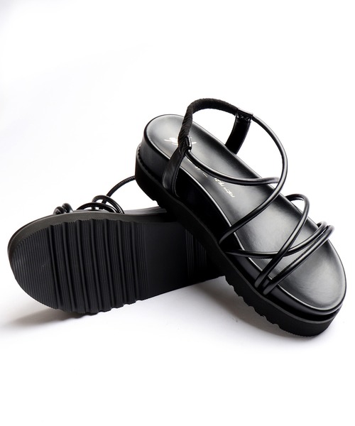 【Eblouna】厚底サンダル（サンダル）｜EBLOUNA（エブローナ） 7,590円