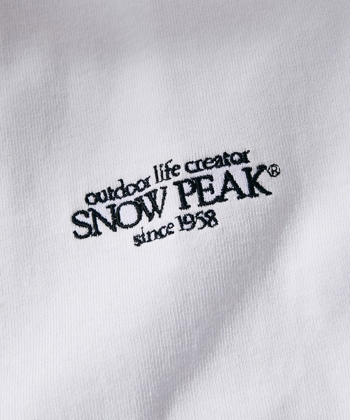 Snow Peak（スノーピーク）の「【Snow Peak×relume / スノーピーク】Classic Small Logo Tシャツ（Tシャツ/カットソー・メンズ・ホワイト/ブラック/ブラウン・L/S/M）」の13枚目の写真