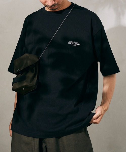 Snow Peak（スノーピーク）の「【Snow Peak×relume / スノーピーク】Classic Small Logo Tシャツ（Tシャツ/カットソー・メンズ・ホワイト/ブラック/ブラウン・L/S/M）」の22枚目の写真
