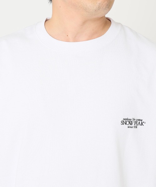 Snow Peak（スノーピーク）の「【Snow Peak×relume / スノーピーク】Classic Small Logo Tシャツ（Tシャツ/カットソー・メンズ・ホワイト/ブラック/ブラウン・L/S/M）」の11枚目の写真