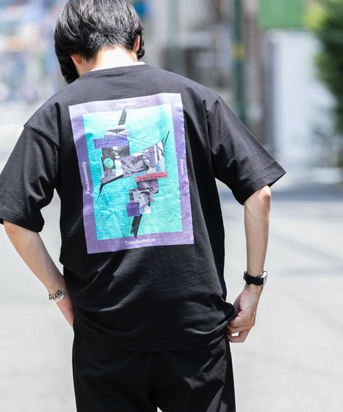 ITEMS URBANRESEARCH（アイテムズ アーバンリサーチ）の「Abstract Art バックプリントTシャツ（Tシャツ/カットソー・メンズ・その他2/その他1/その他3・LARGE/MEDIUM）」の11枚目の写真