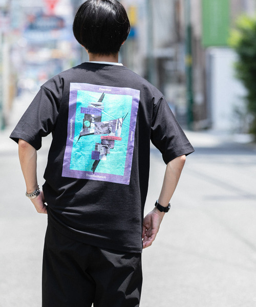 ITEMS URBANRESEARCH（アイテムズ アーバンリサーチ）の「Abstract Art バックプリントTシャツ（Tシャツ/カットソー・メンズ・その他2/その他1/その他3・LARGE/MEDIUM）」の13枚目の写真