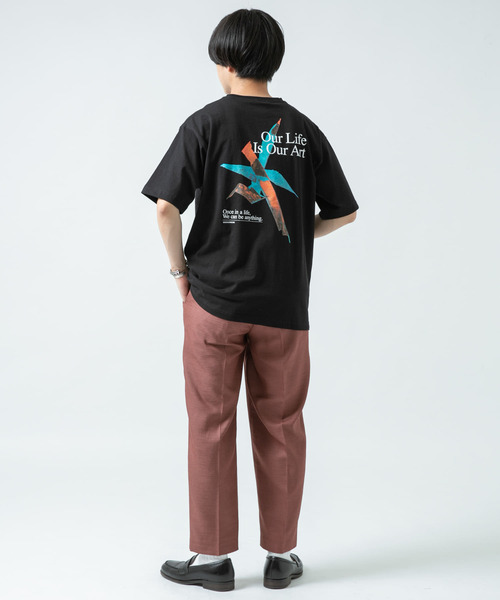 ITEMS URBANRESEARCH（アイテムズ アーバンリサーチ）の「Abstract Art バックプリントTシャツ（Tシャツ/カットソー・メンズ・その他2/その他1/その他3・LARGE/MEDIUM）」の10枚目の写真