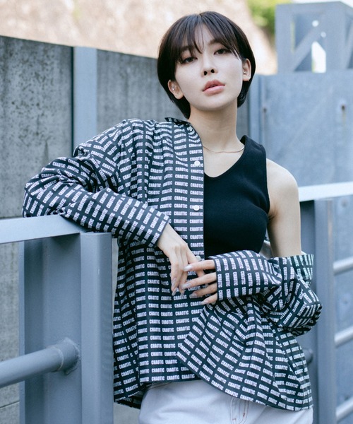 シャツ+ブラウス(長袖+七分) X-girl - SHAGGY PLAID L/S SHIRT X-girl X-girl（エックスガール）の「SHAGGY PLAID L/S SHIRT（シャツ
