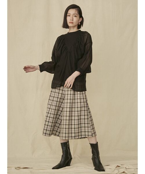 COTORICA(コトリカ)の「【THE DAYZ TOKYO】キュロットパンツ(その他パンツ・レディース・ブラック/ベージュ・SMALL/MEDIUM)」の3枚目の写真