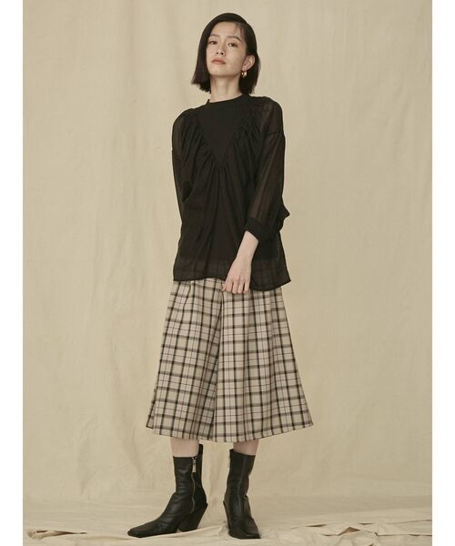 COTORICA(コトリカ)の「【THE DAYZ TOKYO】キュロットパンツ(その他パンツ・レディース・ブラック/ベージュ・SMALL/MEDIUM)」の7枚目の写真