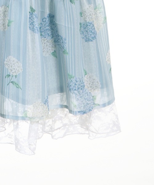 ワンピース Axes紫陽花シフォンワンピース ワンピース Axes Femme アクシーズファム のファッション