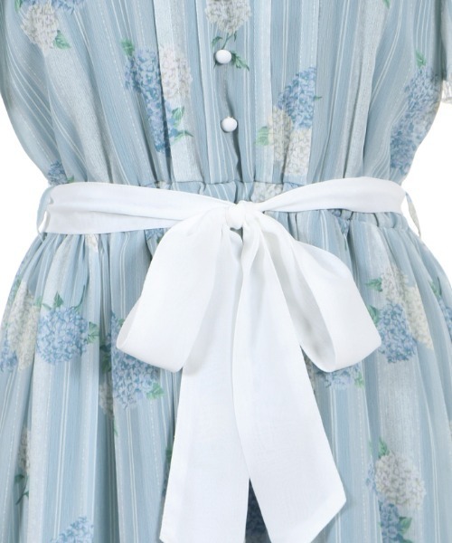 ワンピース Axes紫陽花シフォンワンピース ワンピース Axes Femme アクシーズファム のファッション