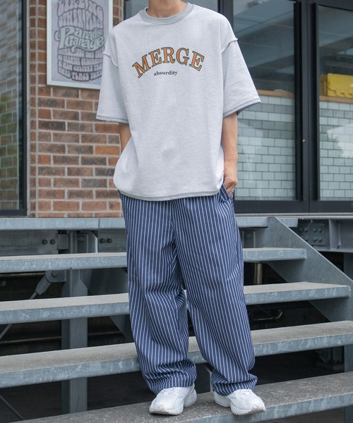 PairPair（ペアペア）の「アソートパイルTシャツ（ユニセックス）（Tシャツ/カットソー・レディース・ネイビー/オレンジ/グリーン/アイボリー/オートミール/スミクロ・FREE）」の12枚目の写真