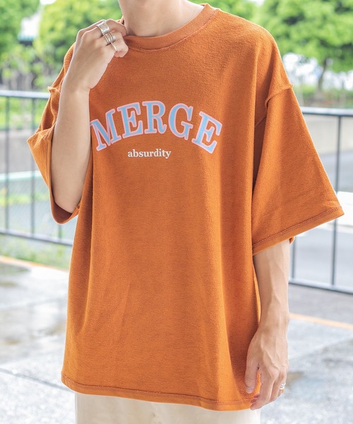 PairPair（ペアペア）の「アソートパイルTシャツ（ユニセックス）（Tシャツ/カットソー・レディース・ネイビー/オレンジ/グリーン/アイボリー/オートミール/スミクロ・FREE）」の22枚目の写真
