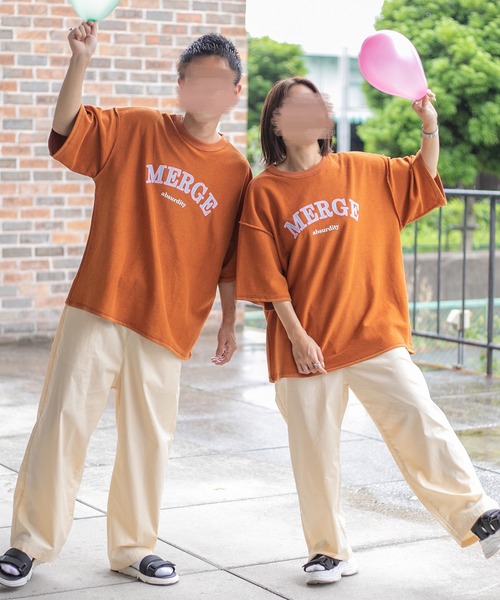 PairPair（ペアペア）の「アソートパイルTシャツ（ユニセックス）（Tシャツ/カットソー・レディース・ネイビー/オレンジ/グリーン/アイボリー/オートミール/スミクロ・FREE）」の16枚目の写真