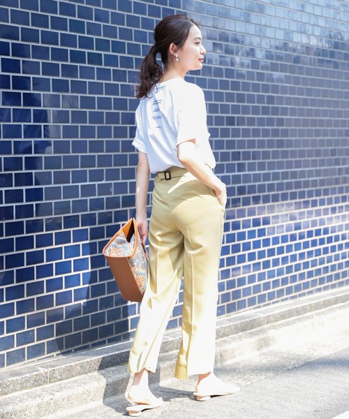 Andemiu（アンデミュウ）の「ポケットストレートパンツ957102（その他パンツ・レディース・ブラック/イエロー/ベージュ・SMALL/MEDIUM）」の15枚目の写真