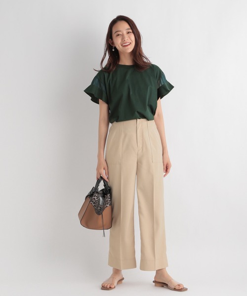 Andemiu（アンデミュウ）の「ポケットストレートパンツ957102（その他パンツ・レディース・ブラック/イエロー/ベージュ・SMALL/MEDIUM）」の20枚目の写真