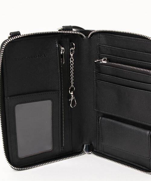 SPIRALGIRL（スパイラルガール）の「マルチミニショルダーバッグ（ショルダーバッグ・レディース・ブラック/ベージュ・FREE）」の7枚目の写真