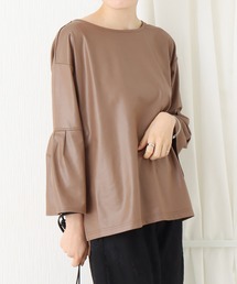 libelle more | フェイクレザーライクカットソー(Tシャツ/カットソー)