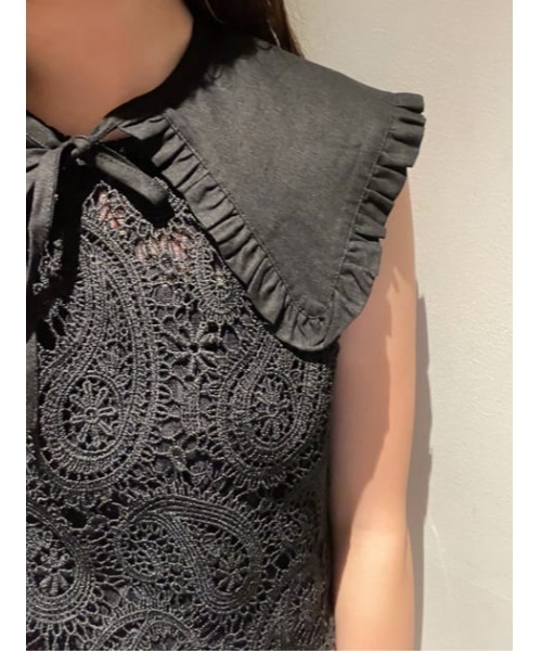 MOUSSY（マウジー）の「ATTACHED COLLAR（付け襟・レディース・アイボリー/ブラック・FREE）」の18枚目の写真