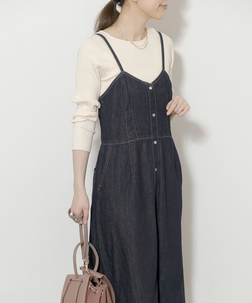 URBAN RESEARCH Sonny Label（アーバンリサーチサニーレーベル）の「デニムキャミワンピース（ワンピース・レディース・ブルー/インディゴブルー・FREE）」の6枚目の写真