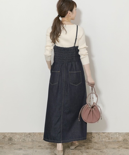 URBAN RESEARCH Sonny Label（アーバンリサーチサニーレーベル）の「デニムキャミワンピース（ワンピース・レディース・ブルー/インディゴブルー・FREE）」の7枚目の写真