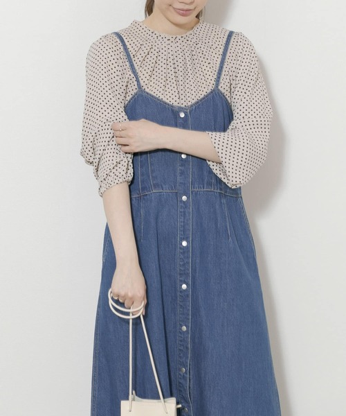 URBAN RESEARCH Sonny Label（アーバンリサーチサニーレーベル）の「デニムキャミワンピース（ワンピース・レディース・ブルー/インディゴブルー・FREE）」の8枚目の写真