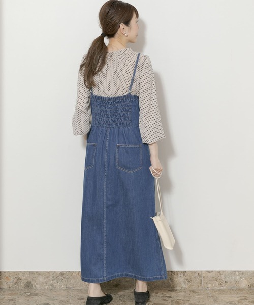 URBAN RESEARCH Sonny Label（アーバンリサーチサニーレーベル）の「デニムキャミワンピース（ワンピース・レディース・ブルー/インディゴブルー・FREE）」の12枚目の写真