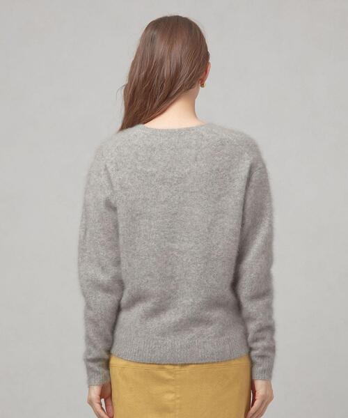 closet story(クローゼットストーリー)の「<closet story(クローゼットストーリー)>フワフワ クルーネック ニット(ニット/セーター・レディース・ライトグレー/ピンク/ライム・FREE)」の11枚目の写真